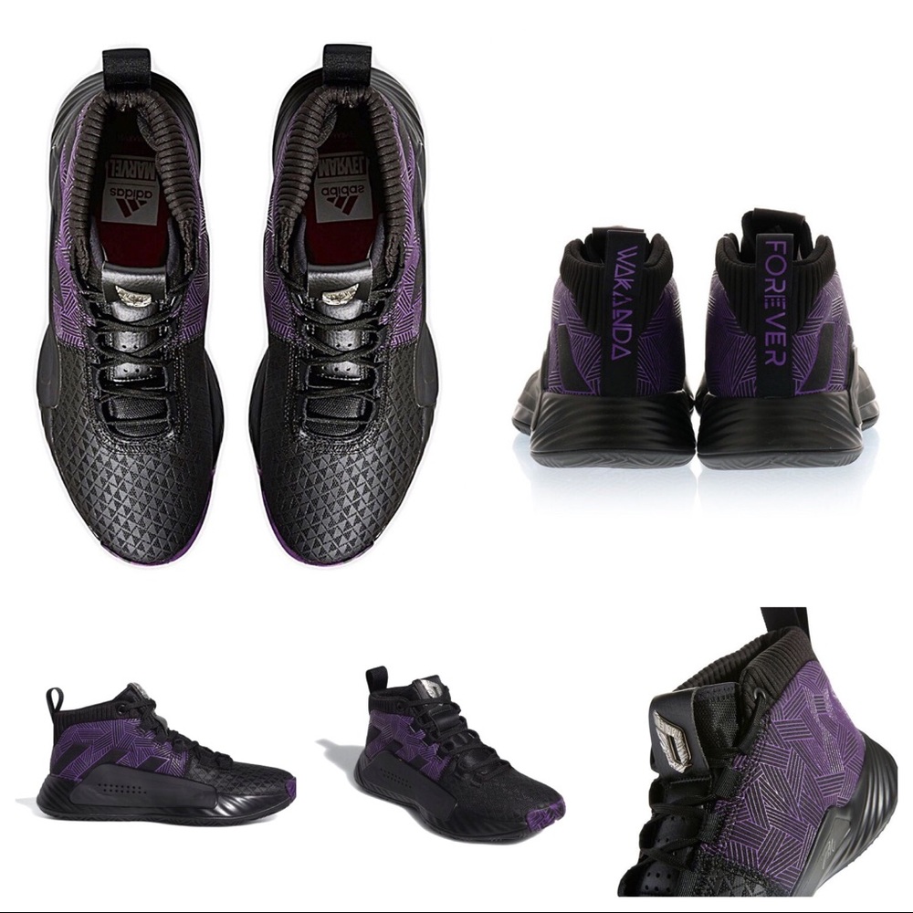 Adidas Dame 5 J x Marvel Black Panther 🦹🏾‍♂️ - Picture 4 of 15